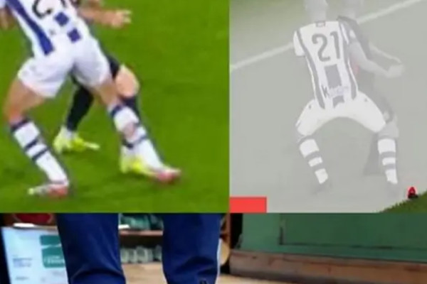 莱万多夫斯基进球被判无效,拉菲尼亚将其当作笑话